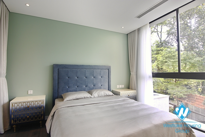 The newest house on the market is carefully prepared by the owner for every detail for rent in Ngoc Thuy Long Bien